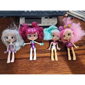 Shopkins Shoppies Dolls 5 inch Lot of 4